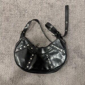 Stylish Black Leather Women's Bag